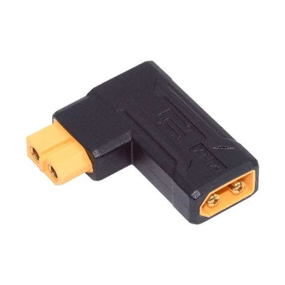 Xiwai XT60 Male SC100 Protocol to XT60 Female Fast Charging Angled Horizontal Adapter for RC Lipo Battery Quadcopter Multicopter Aeromodelling