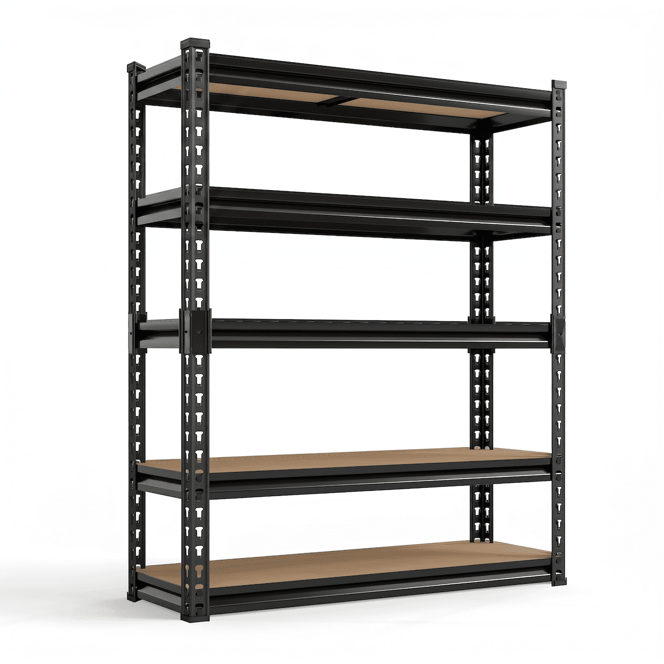 Xiweot Heavy Duty Garage Shelving Unit, 5 Tier Metal Storage Shelves, Adjustable Garage Rack, 72”H x 36”W x 16”D Industrial Steel Storage Shelf for Kitchen Pantry Basement Warehouse Living Room