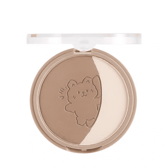 Xixi Modern Two-Color Bear Highlight Contour Palette - 04