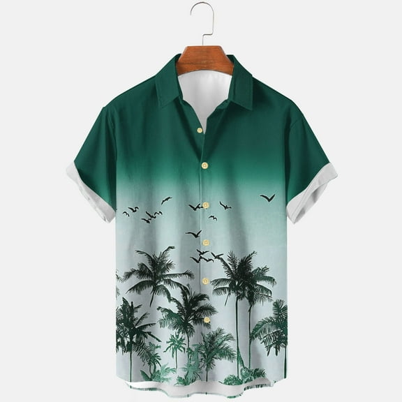 Xixinqiwan No Boundaries Men's & Big Men's Button Up Shirt,Beach Ugly-Shirt for Men Regular Fit Button-Down Short-Sleeve Hawaii Shirts Blouse Vacation Outfits