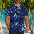 thumbnail image 1 of Xixinqiwan No Boundaries Men's Button Shirt,Men's Button Down Shirt Short Sleeve Lightweight Summer Tropical Beach Print Shirt Casual Resort Vacation Wear, 1 of 6