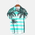 thumbnail image 1 of Xixinqiwan No Boundaries Men's Button Shirt,Men's Hawaiian Button Down Shirt Recycled Polyester Short Sleeve Sustainable Beach Short Sleeve Tops Blouse, 1 of 5