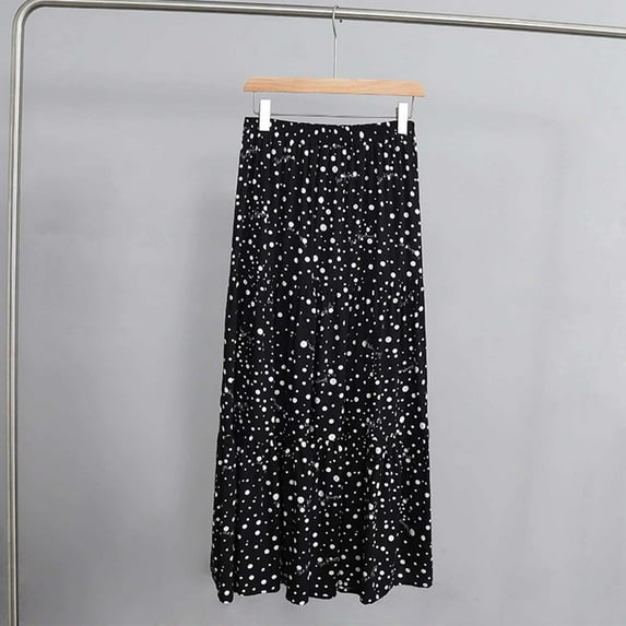 Xixinqiwan No Boundaries Women Maxi Skirts Clearance,Maxi Skirts for Women Elastic High Waisted Ankle Length Boho Skirt Vintage Print Plus Size Long Skirt