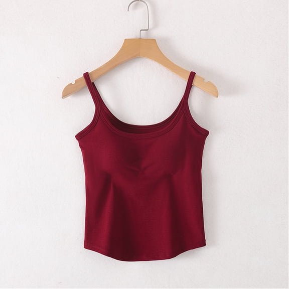 Xixinqiwan Women Tops,Women Seamless Fitted Camisole Spaghetti Strap Silk Cami Tops Stretchable Knit Tank Undershirt for Layerling