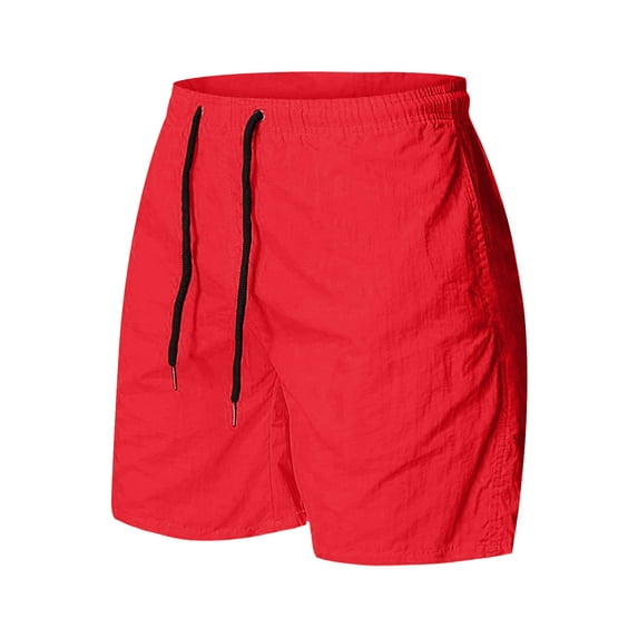 Xixinqiwan George Short for Men,Men's Summer Beach Shorts Relaxed Loose Fit Stretch Pull-On Short Quick-Dry Swim Trunk Workout Shorts