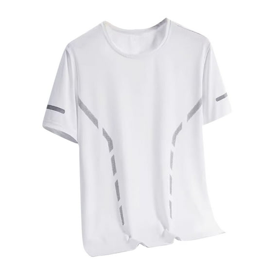 Xixinqiwan George Men's and Big Men’s Shirt,Mens Cotton T-Shirts Short Sleeve Crew Neck Casual Shirts Breathable Workout Daily Tee Tops