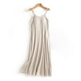 thumbnail image 1 of Xixinqiwan Nightshirts for Women Clearance Cotton Sleepwear Nightgowns Plus Size Comfy Lounge Long Casual Nightdress Beige XXL, 1 of 6