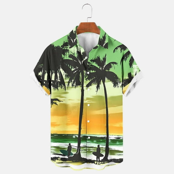 Xixinqiwan No Boundaries Bowling Shirts for Men Hawaiian Printed Short Sleeve Casual Button Down Shirts Tropical Vacation Beach Oufits