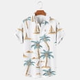 thumbnail image 1 of Xixinqiwan No Boundaries Men's Button Shirt,Men's Surfing Shirt Short Sleeve Casual Button Down Blouse Quick Dry Lightweight Hawaii Vacation Clothes, 1 of 7