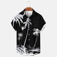 thumbnail image 1 of Xixinqiwan No Boundaries Men's Wrinkle Free Hawaiian Shirt Short Sleeve Button Down Beach Wedding Shirt Casual Resort Blouse Tee, 1 of 5