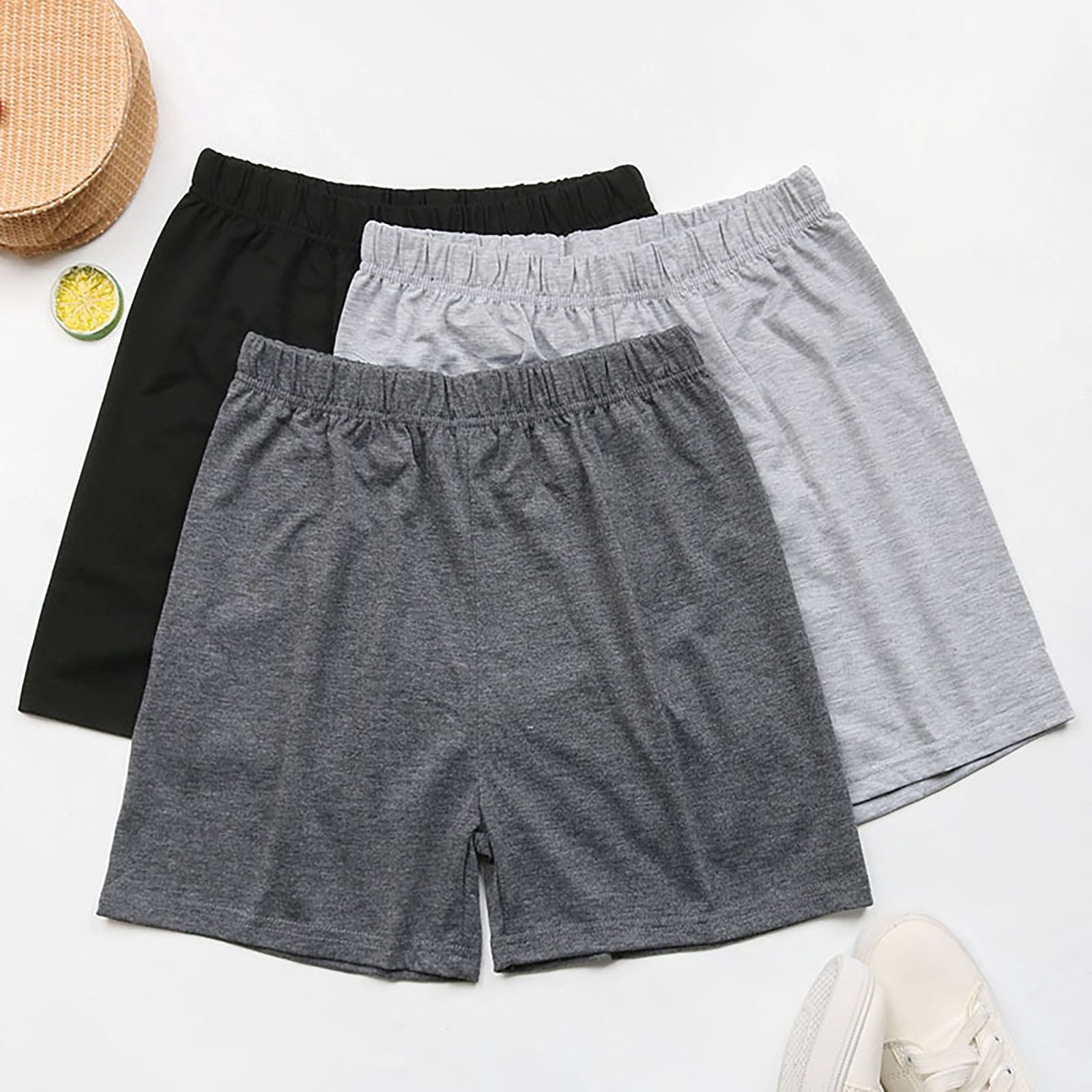 Short de running avec cordon de serrage - Gris - Filles