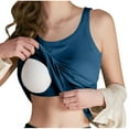 thumbnail image 1 of Xixinqiwan No Boundaries Women Tops ,Womens Tank Tops Built-in Bra Ribbed Cami Tanks Lightweight Undershirt Running Yoga Cami Tank, 1 of 5
