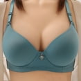thumbnail image 1 of Xixinqiwan Women Bras Plus Size,No Underwire Wireless Bralettes Push Up Bra Underwear Everyday Comfort Smoothing for Women, 1 of 3