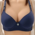 thumbnail image 1 of Xixinqiwan Women Bras Plus Size,No Underwire Wireless Bralettes Push Up Bra Underwear Everyday Comfort Smoothing for Women, 1 of 3