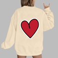thumbnail image 1 of Xixinqiwan Women Plus Size Tops Valentines Day Shirt,Womens Love Heart Raglans T-Shirts Casual Long Sleeve Valentine's Day Graphic Tees Tops, 1 of 4