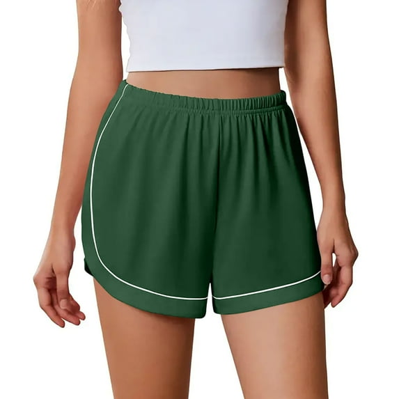 Xixinqiwan Women Shorts,Women's Sweat Shorts Comfy Lounge Running Shorts Summer Casual High Waisted Athletic Shorts with Pockets