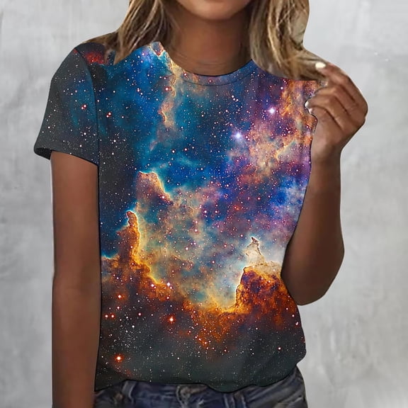 Xixinqiwan Women's Plus Size Tops,Womens 2025 Summer Tops Casual Cap Sleeve Round Neck Shirts Business Dressy Work Tunic Blouses