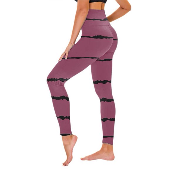 Xixinqiwan Women's Yoga Pants with Pockets,Womens Capri Yoga Pants Casual Printed High Waisted Stretch Leggings Fitness Running Gym Active Pants
