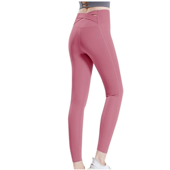 Xixinqiwan Yoga Pants for Women,Women's High Waist Lift Buttocks Full Length Yoga Pants 4 Way Stretch Leggings for Women