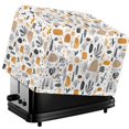 thumbnail image 1 of Xixirimido Abstract Boho Art Geometric Pattern Toaster Cover Coated Sliver Polyester Cover Toaster Appliance Cover For Kitchen Appliance with Drawstring Kitchen Accessories, for 2 Slice, 1 of 7