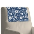 thumbnail image 1 of Xixirimido Abstract Flowers Pattern Leather Recliner Headrest Cover Washable Recliner Headrest Protector Non Slip Chair Head Cover for Sofa Couch Furniture Decor, 3Pcs, 1 of 7