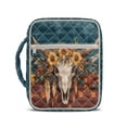 thumbnail image 1 of Xixirimido Bible Cover Case for Women Men, Large Bible Bag Bible Study Supplies Accessories Quilted Bible Carrying Cases with Handle Christian Gift, Elk Bone Sunflower Print, 1 of 7