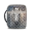 thumbnail image 1 of Xixirimido Bible Cover Case for Women Men Large Bible Cover with Handle Quilted Bible Carrying Case Bag Bible Study Supplies Accessories, White Horse, 1 of 7