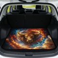 thumbnail image 1 of Xixirimido Bull Cosmic Galaxy Print SUV Cargo Liner Car Trunk Mat Universal Trim-to-Fit All Weather Cargo Mats for Most Car Model Trunk Liner Floor Mat Cargo Cover, 1 of 7