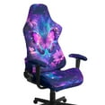 thumbnail image 1 of Xixirimido Butterfly Floral Galaxy Print Gaming Chair Covers Stretch Removable Washable Computer Reclining Gaming Chair Protector Slipcovers with Armrest Covers, 1 of 8
