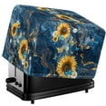 thumbnail image 1 of Xixirimido Butterfly Sunflower Daisy Marble Print Toaster Cover Toaster Oven Cover with Drawstring Toaster Appliance Dust Proof Cover for Kitchen Small Appliance Kitchen Accessories, for 2 Slice, 1 of 7
