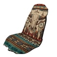 thumbnail image 1 of Xixirimido Car Seat Cover Front Seat Sweat Towel Bucket Seat Covers for Cars SUV Trucks for Gym Workout Running Swimming Beach Hiking, Aztec Tribal Elk Skull Dreamcatcher, 2Pack, 1 of 8