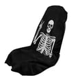 thumbnail image 1 of Xixirimido Car Seat Towel Covers Car Accessories Athletic Running Towel Post Workout Sweatproof Washable Bucket Seat Cover Non Slip for Outdoor Sport, Skeleton Black, 1 of 8