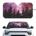 thumbnail image 1 of Xixirimido Car Windshield Sun Shade Car Sun Visor Block UV Rays Foldable Automotive Windshield Sunshades Front Window Sun Blocker Keep Your Vehicle Cool, Forest Starry Night Pink, 1 of 8