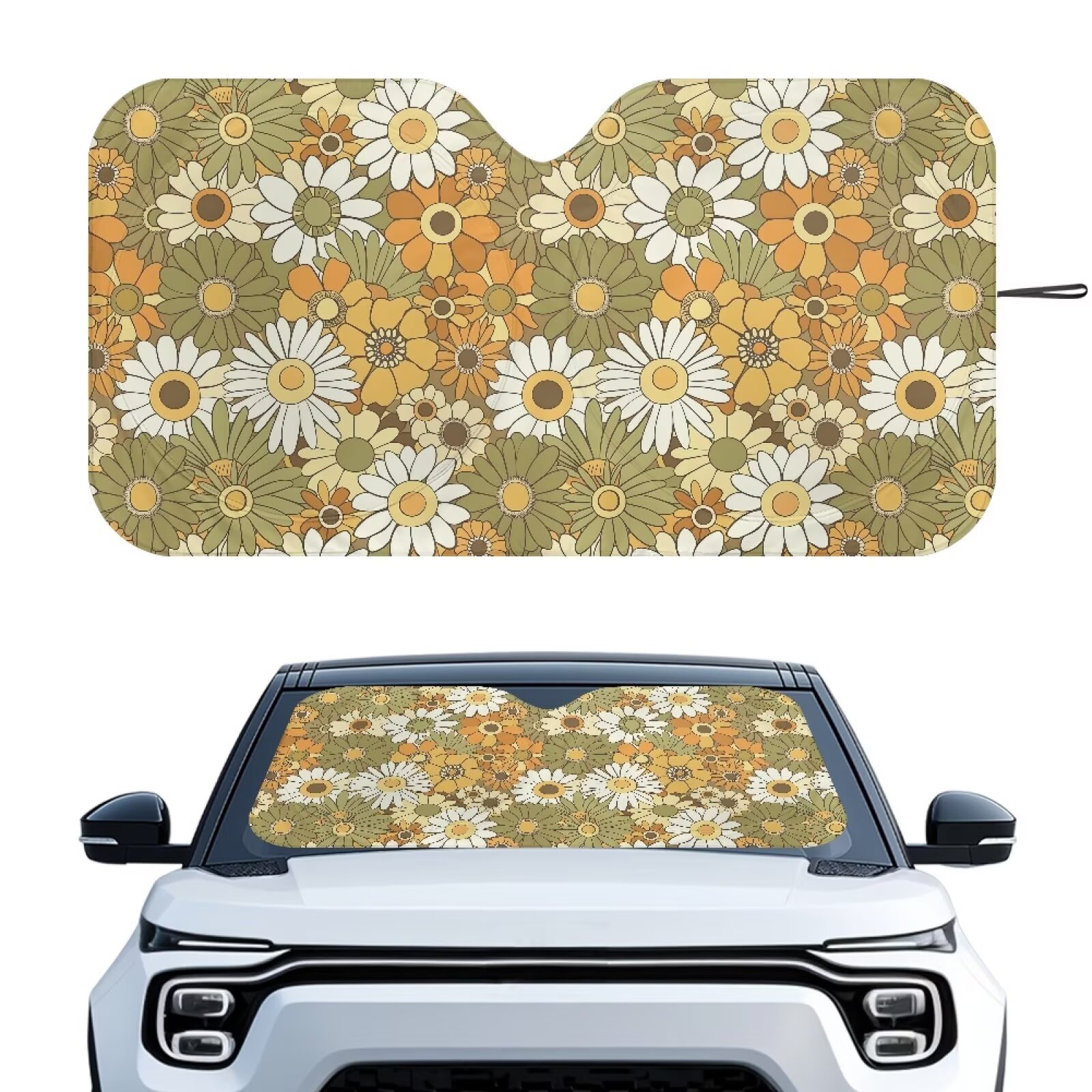 Xixirimido Car Windshield Sun Shade Car Sun Visor Block UV Rays ...