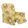 thumbnail image 1 of Xixirimido Cartoon Birds Daisy Yellow Pattern Printed Recliner Slipcover Stretch Reclining Chair Covers 4 Pieces Non Slip Recliner Sofa Slipcovers with Pocket Lazy Boy Chair Cover for Pet Kid, 1 of 8