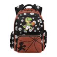 thumbnail image 1 of Xixirimido Cartoon Dinosaur Basketball Print 17inch Backpack for Kids Multi-pocket School Bag for Boys Large Capacity Bookbag for Preschool Kindergarten Elementary Students, 1 of 8