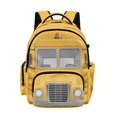 thumbnail image 1 of Xixirimido Cartoon Yellow School Bus Print 17" School Backpack for Boys Girls Multi-pocket Bookbags Elementary High School Bookbag Daypacks School Bag for Students, 1 of 8