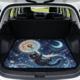 thumbnail image 1 of Xixirimido Cat Dandelion Moon Starry Night Print Universal Car Trunk Mat 29" x 39", All Weather Trunk Protection Durable Cargo Liner Mat Auto Interior Accessories Fit for Most Car Models, 1 of 7