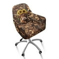 thumbnail image 1 of Xixirimido Cattle Sunflower Forest Camo Pattern Office Chair Covers Computer Stretch Accent Dining Chair Covers Swivel Desk Chair Armrest Slipcover for Mid-Back Rotating Chairs, 1 of 7