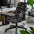 thumbnail image 1 of Xixirimido Celestial Moon Stars Sun Pattern Stretch Office Chair Cover Computer Chair Cover for Armrest Chair Universal Rotating Boss Chair Slipcovers High Back Desk Chair Seat Protector, Large, 1 of 6