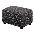 thumbnail image 1 of Xixirimido Celestial Sun Moon Stars Pattern Ottoman Slipcover Form-Fit Stretch Footstool Cover for Leather/Fabric Ottomans, Non-Slip Bottom & Living Room/Bedroom Use, Large, 1 of 7
