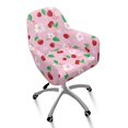 thumbnail image 1 of Xixirimido Cherry and Cherry Blossom Pattern Office Chair Covers Computer Stretch Accent Dining Chair Covers Swivel Desk Chair Armrest Slipcover for Mid-Back Rotating Chairs, 1 of 7