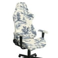 thumbnail image 1 of Xixirimido Classic Toile de Jouy Print Gaming Chair Covers with Armrest Covers 4Pcs Stretch Game Computer Office Chair Slipcovers Rotating Armchair Protective Cover, 1 of 8