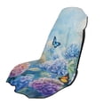 thumbnail image 1 of Xixirimido Colorful Hydrangea Butterfly Print Universal Car Towel Seat Cover for Post Gym Workout Swimming Running Soft Breathable Automotive Front Seat Protector Car Accessories, 1 of 8