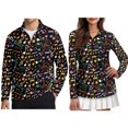 thumbnail image 1 of Xixirimido Colorful Music Note Pattern Print Matching Golf Shirts for Couples Funny Golf Polo Shirts for Men Women Couples Matching Outfits Short Sleeve Golf Polos, S, 1 of 7
