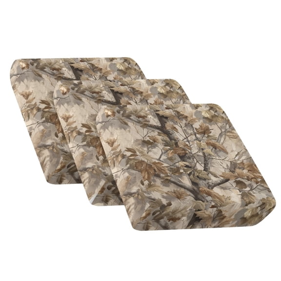 Xixirimido Couch Cushion Cover Non-Slip Sofa Cover with Elastic Bands Universal Armchair Cushion Slipcover Replacement Furniture Protector, Retro Forest Camo