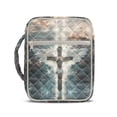 thumbnail image 1 of Xixirimido Cross & Jesus Print Bible Cover Case for Women, Quilted Bible Cover Bag with Handle, Bible Carrying Case Study Supplies Accessories for Men, 1 of 7