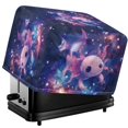 thumbnail image 1 of Xixirimido Cute Axolotl Galaxy Print Toaster Cover, Dust Proof Cover for Kitchen Small Appliance with Drawstring Toaster Protector Cover Kitchen Accessories, for 2 Slice, 1 of 7