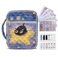 thumbnail image 1 of Xixirimido Cute Cat Starry Night Print Bible Cover Case Large Quilted Bible Carrying Case with Handles & Bookmarks Bible Study Supplies & Accessories Christian Gifts for Church, 1 of 7