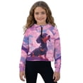 thumbnail image 1 of Xixirimido Dachshund Dog Pink Clouds Pattern Kids Hoodies for Girls Half Zip Hoodie Sweatshirt 3D Graphic Long Sleeve Pullover Crop Tops with Pocket for Fall Winter Size 11-12, 1 of 7